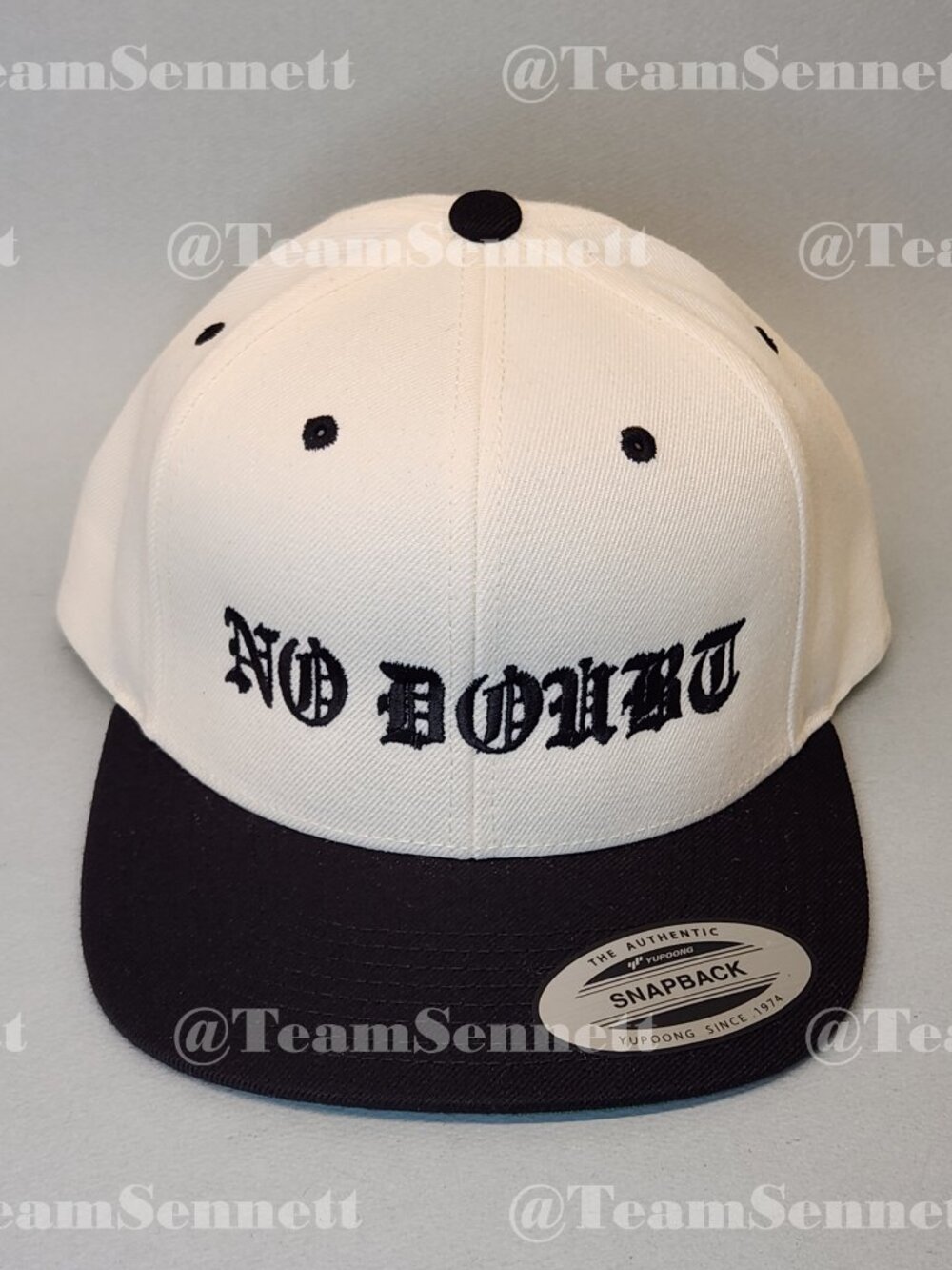 No Doubt Snap Back Cap  / White with Black Lettering / Sphere Las Vegas 2026